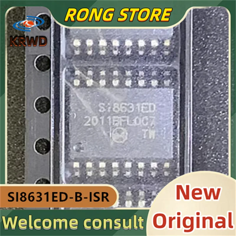 10PCS  Si8631ED New and Original SI8631ED-B-ISR SOIC-16