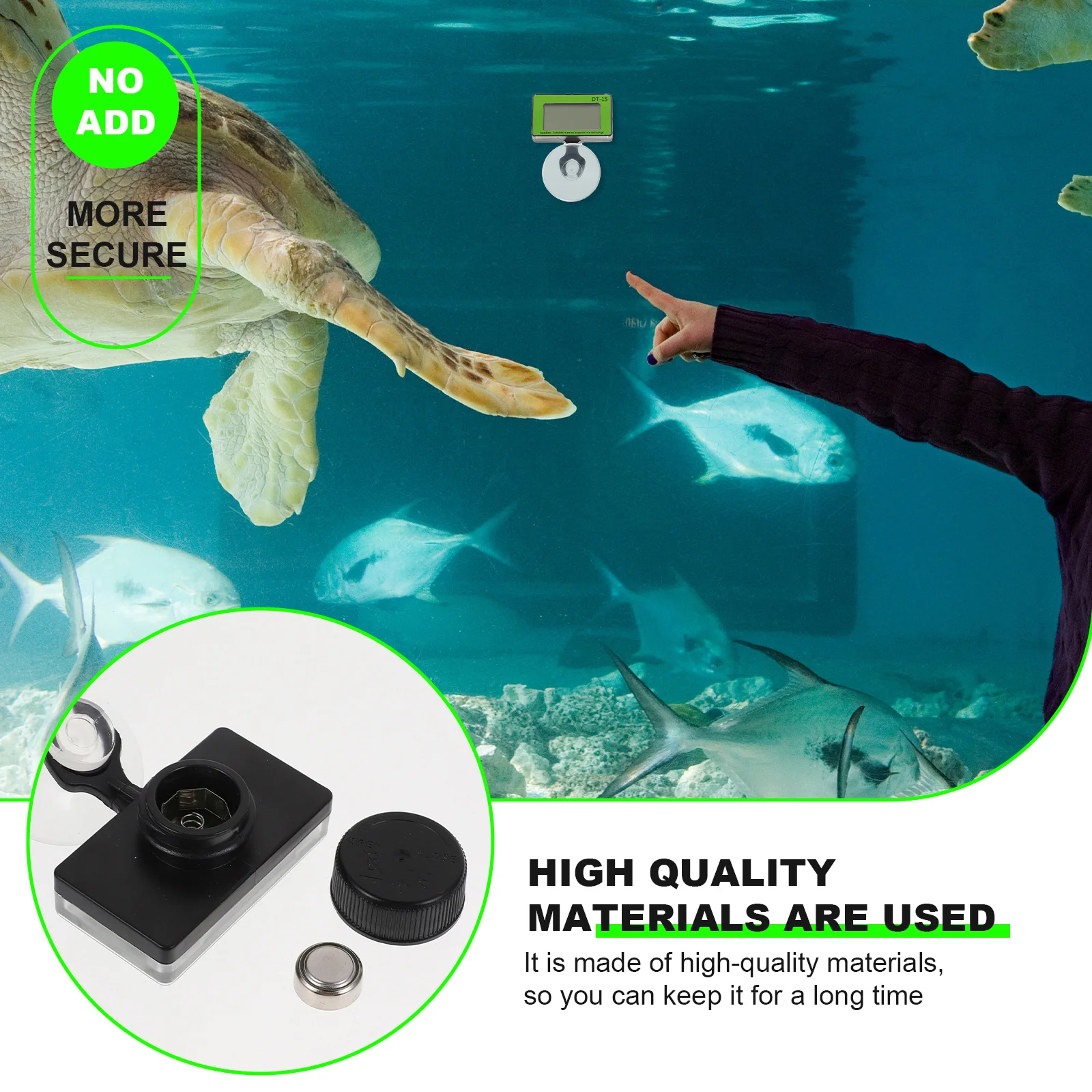 

Fish Tank Thermometer Aquarium Water Digital Thermometer High Precision Mini Fish Tank Temperature Measure Supply