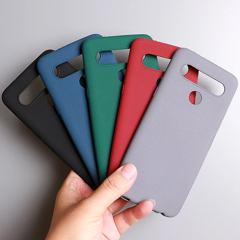 for LG G6 G8S ThinQ K51S K41S Stylo 7 6 G8X G8S G7 V60 V50 Velvet Case Sand Matte Soft Silicon Full Protect Antislip Cover Shell