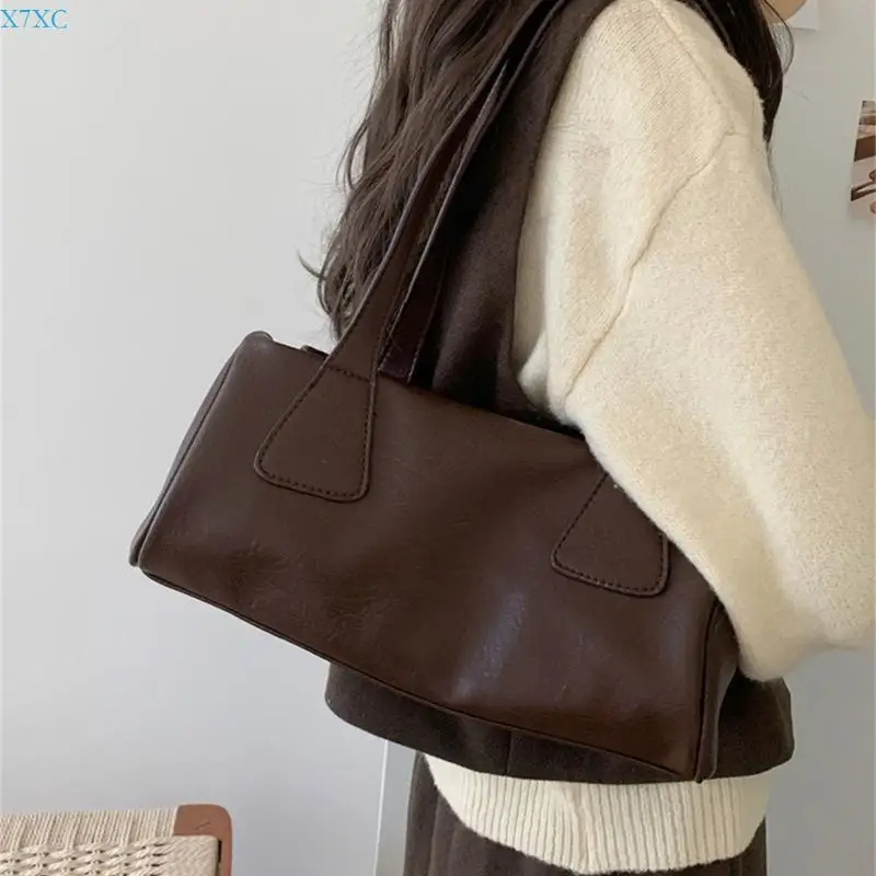 

X7XC Sophisticated Women's Handbag in Solid Color Shoulder Bag for Various Occasion