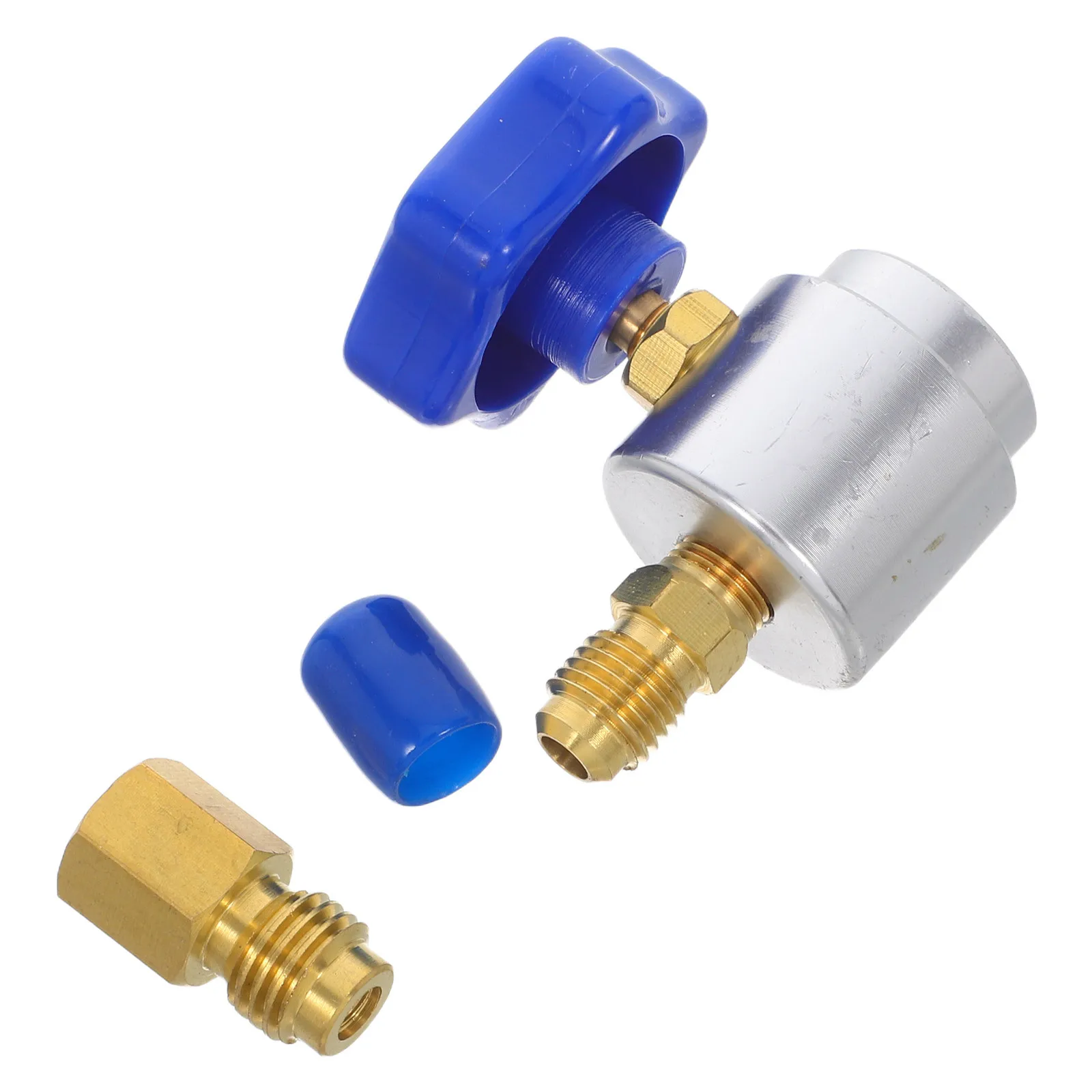 

Самозапечатывающийся клапан 134a, аксессуар для зарядки хладагента, автомобильный дозатор переменного тока, адаптер для бака, простой в использовании запасной клапан