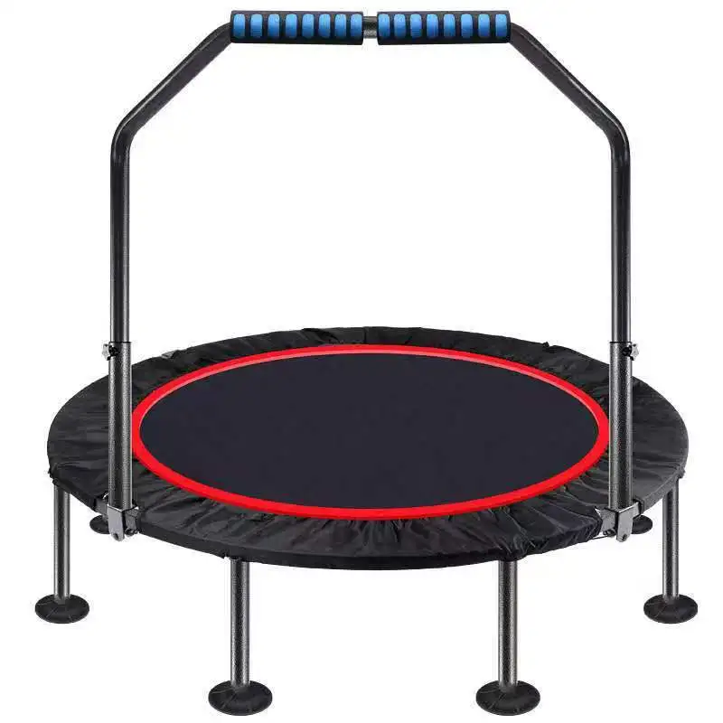 

Round Indoor Trampoline Fitness Rebounder Silent Folding Home Gym Trampoline