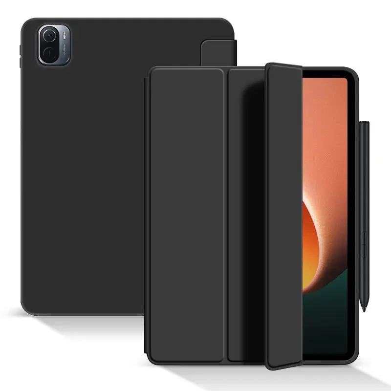 

Чехол-книжка из кожи для планшетов Xiaomi MI Pad 8, 7, 6, 5, 6s Pro 12.4, Ultra, Redmi 10.6, K Pad SE 11, 8.7 с функцией автоматического включения/выключения и подставкой