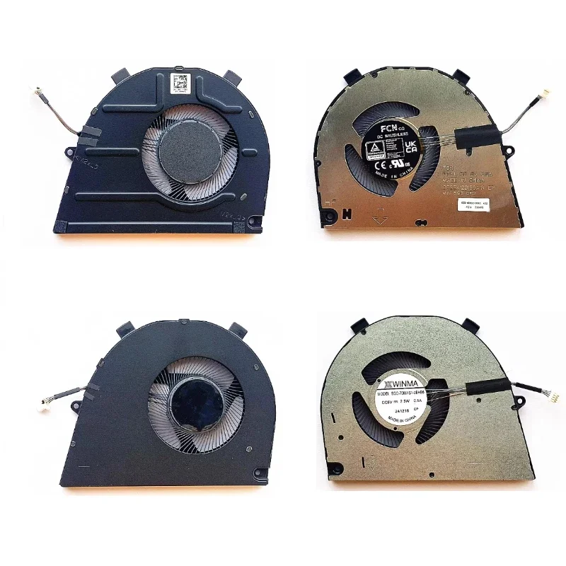 

For Vostro 16-5620 5625 Inspiron 5620 7620 2-1 New Laptop CPU Cooling Fan Cooler EGC-70061F1-0AH BNA506S5H-000P 0T8R2T 4Pin