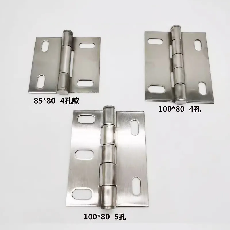 2Pcs Stainless Steel Hinge for Steaming Box Rice Cabinet Door Oven Cold Storage Kitchen Accessory Steel Cabinet Hardware
