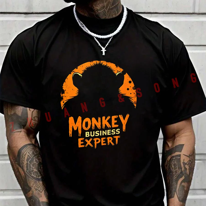 

Monkey Business Expert T-SHIRT Male Brand Tee Shirt Men Summer T Shirts Casual High Quelity O-neck Tees