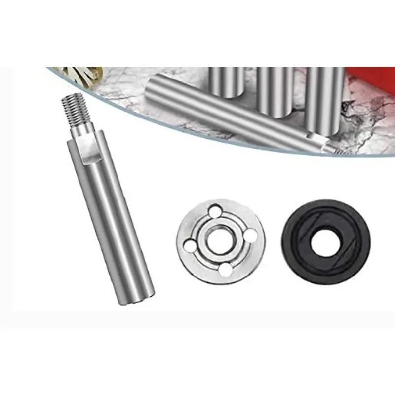Extension de meuleuse d'angle, bielle de polissage, adaptateur de 80mm, filetage M1 avec écrous pour outils électriques de réparation automobile, nouvelles pièces