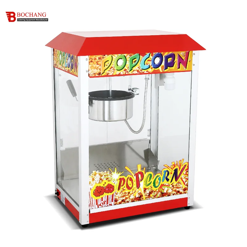

Commercial Industrial Automatic Popcorn Machine Snack Equipment for Home & Cinema Use