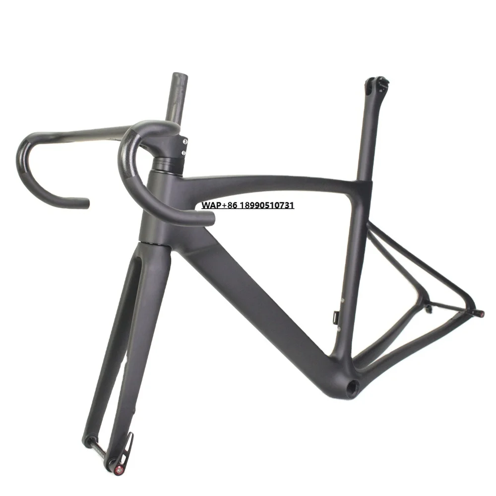 

New FM166 BB86 All Inner Cable Super Light Di2 Carbon Road Frame Disc Brake Road Bike Frameset