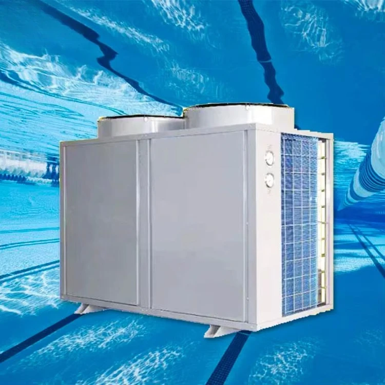 50KW Commercial Swimming Pool Heat Pump Low Noise Energy Saving Air Source Pool Water Heating Equipment