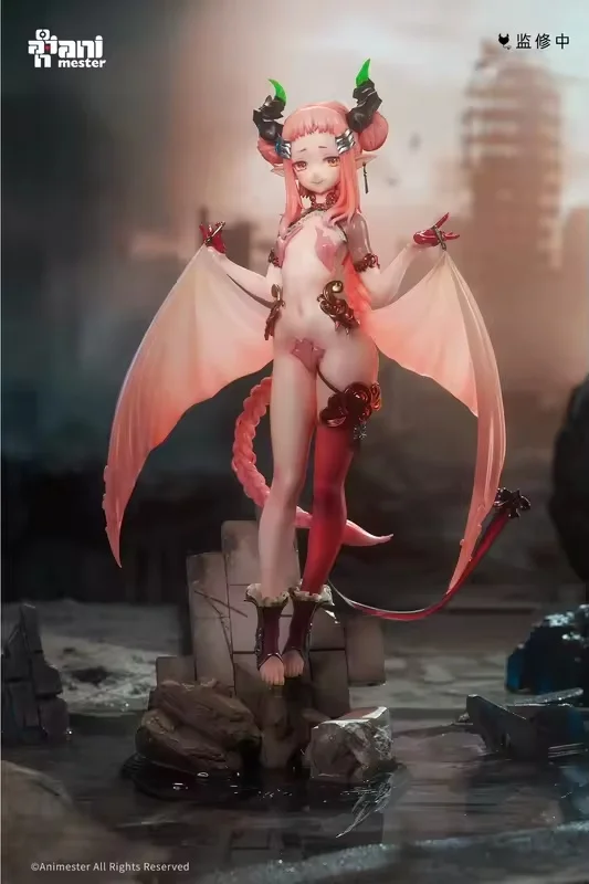 AniMester Original Little Succubus Yayazi 1/7 máquina chica figura modelo YaYaKo figura de Anime estatua personaje de animación juguetes regalo