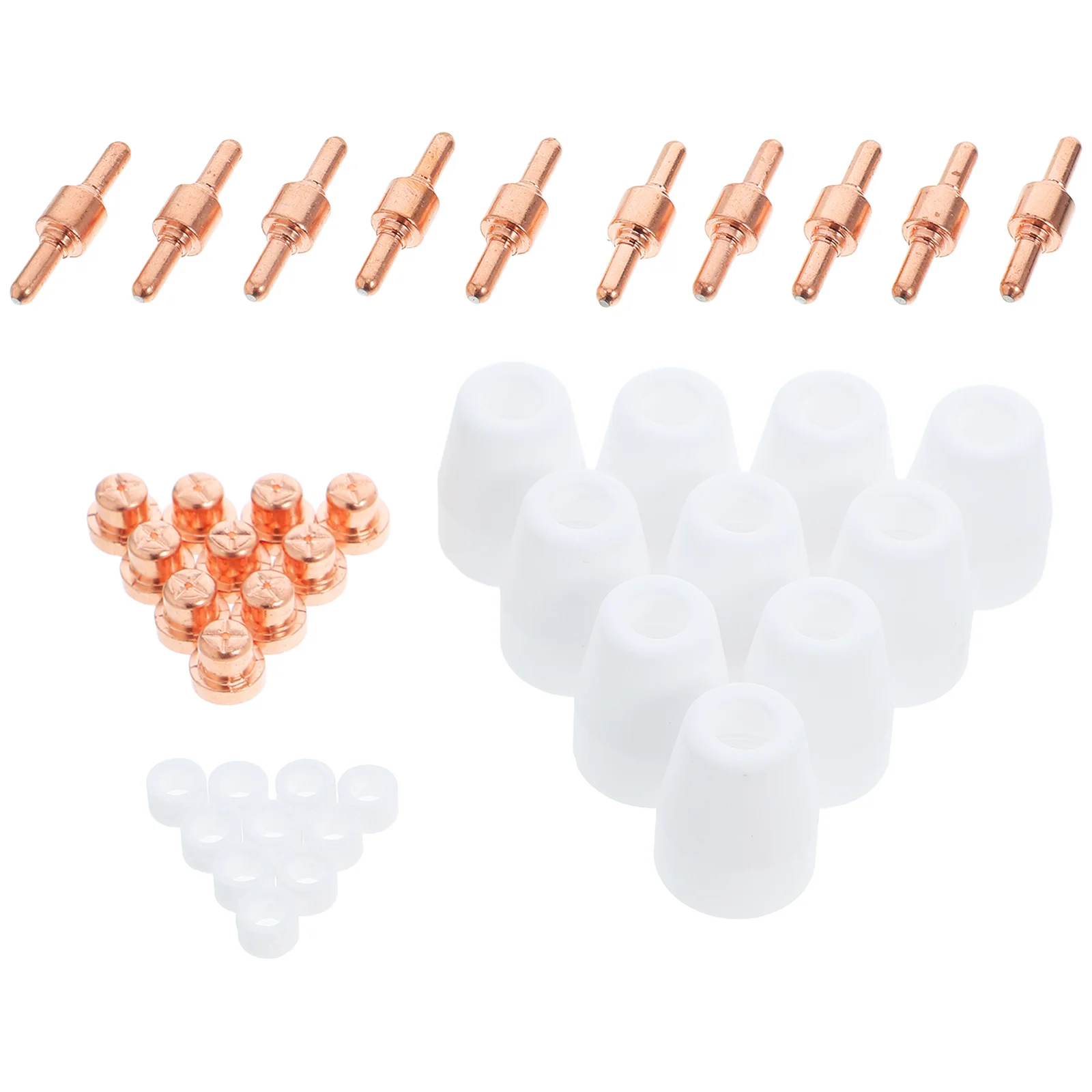 Kit de accesorios de corte por Plasma, 40 Uds., cubierta protectora de boquilla Lg40, juego de difusor para consumibles de cortador de Plasma de alta temperatura