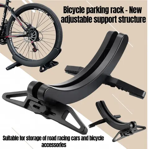 Adjustable Bike Parking Rack Floor Bike Rack MTB Road Bike Display Rack Bike Support Rack for Home Garage and Parking Space