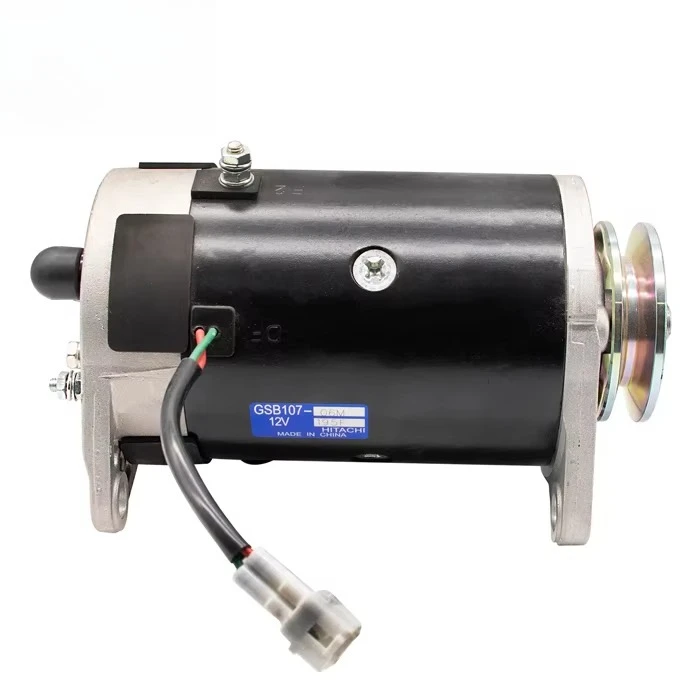 

G16, G22, G29/Drive Motor Golf Cart AMD Nidec Starter Generator with Pulley 12V #JN6-H1100-04-00 JN6-H1100-01-00