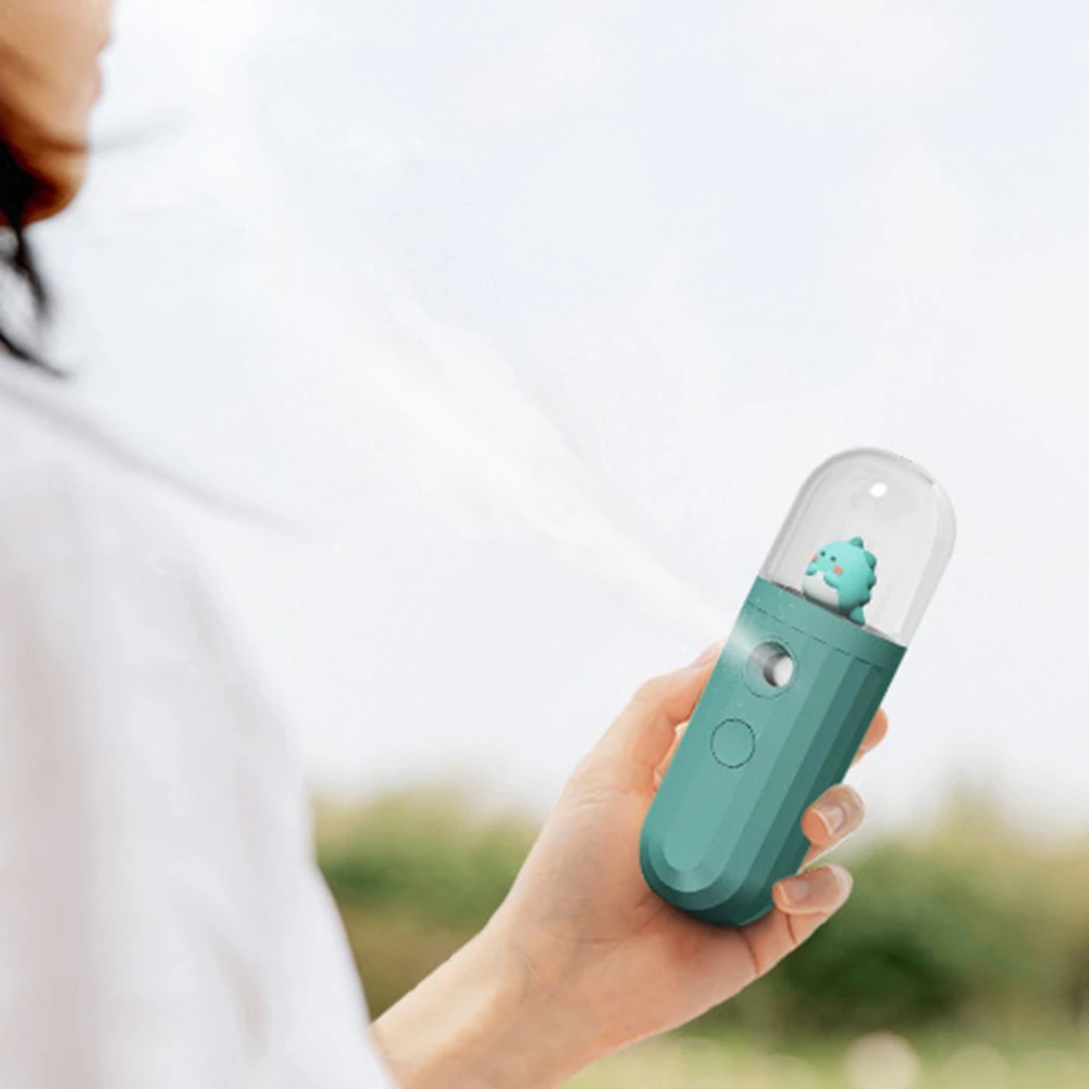 Portable Facial Beauty Spray USB Rechargeable Humidifier Face Instrument Spot Cleaner Cartoon Animal Mini Nano Spray