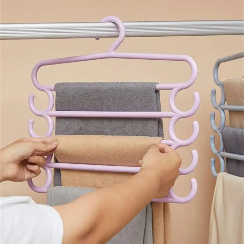 Tie Storage Rack Thickening Material Scarf Finishing Neat And Orderly Easy To Install Home Supplies Pants Rack Storage Rack