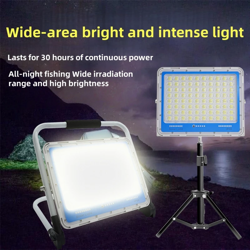 

Portable LED Rechargeable Floodlight Mobile Outdoor Night Market Stall Light Handheld Design For Engineering Emergency Lighting