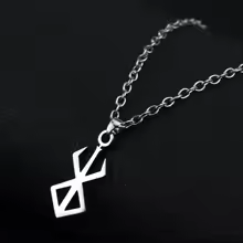 Anime Berserk Symbol Logo Necklace Guts Sword Logo Pendants Cosplay Jewelry Decoration Necklace Props Gifts - AliExpress 