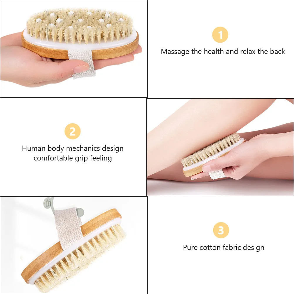 

Bath Brush Multifunctional Skin Massage Shower Brushes for Body Cleanse Stress Relief Muscle Relaxation Bath Brush