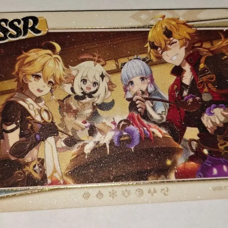 Goddess Story Earthly journeys SSR card Keqing Raiden Shogun Faruzan Fischl Navia boy Toy collection Birthday Christmas gifts