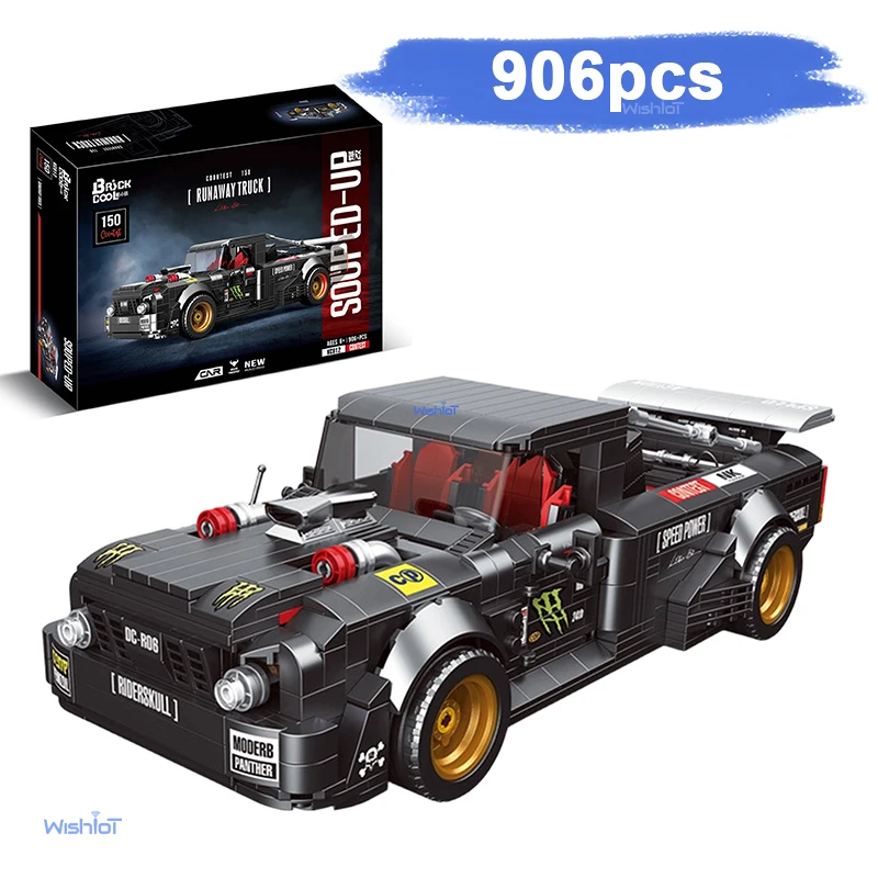 

KC012 Pickup Truck 906pcs Collector's Edition Model Blocks Building Construction Briques Bausteine Kids Gift Toy