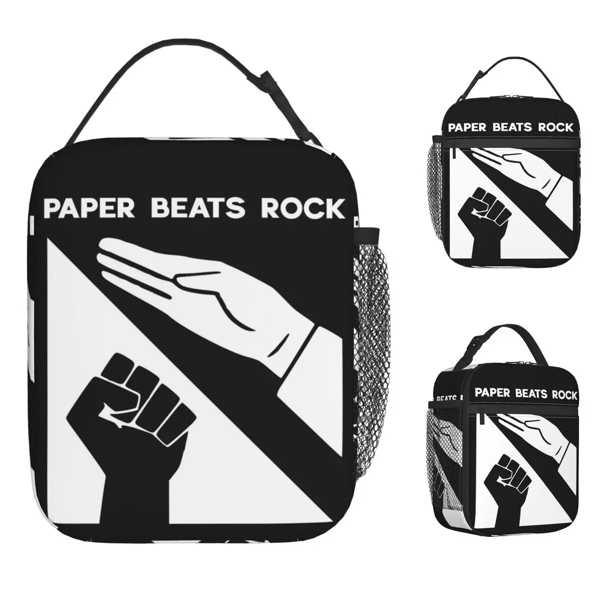 

Термосумка-холодильник P-paper Beating Rock для пикника, ланч-бокс для взрослых, милый персонализированный термосумка из оксфорда, портативная сумка-холодильник