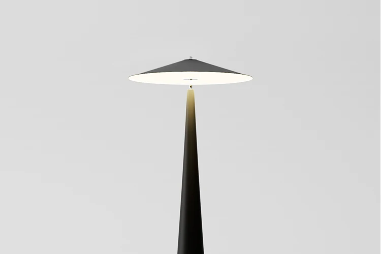 Modern bedroom living room sofa, creative, simple mushroom vertical study floor lamp