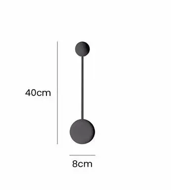Swing Arm Wandlamp Modern Minimalistisch Wandlicht voor Studie Slaapkamer Woonkamer Modelkamer Designer Zwart/Wit Wandlicht