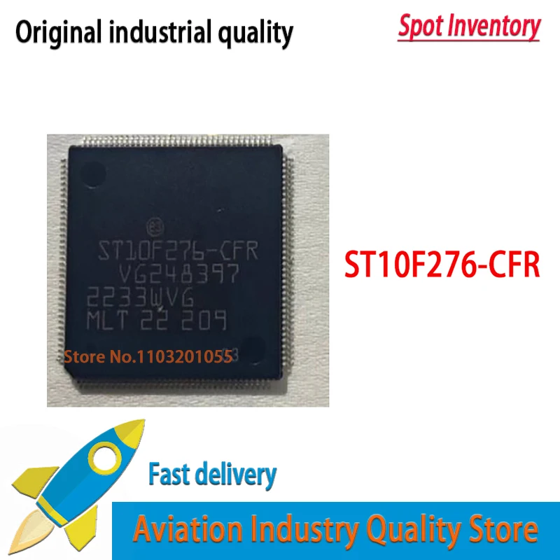 1PCS/LOT New original  in stock 100% ST10F276-CFR QFP144