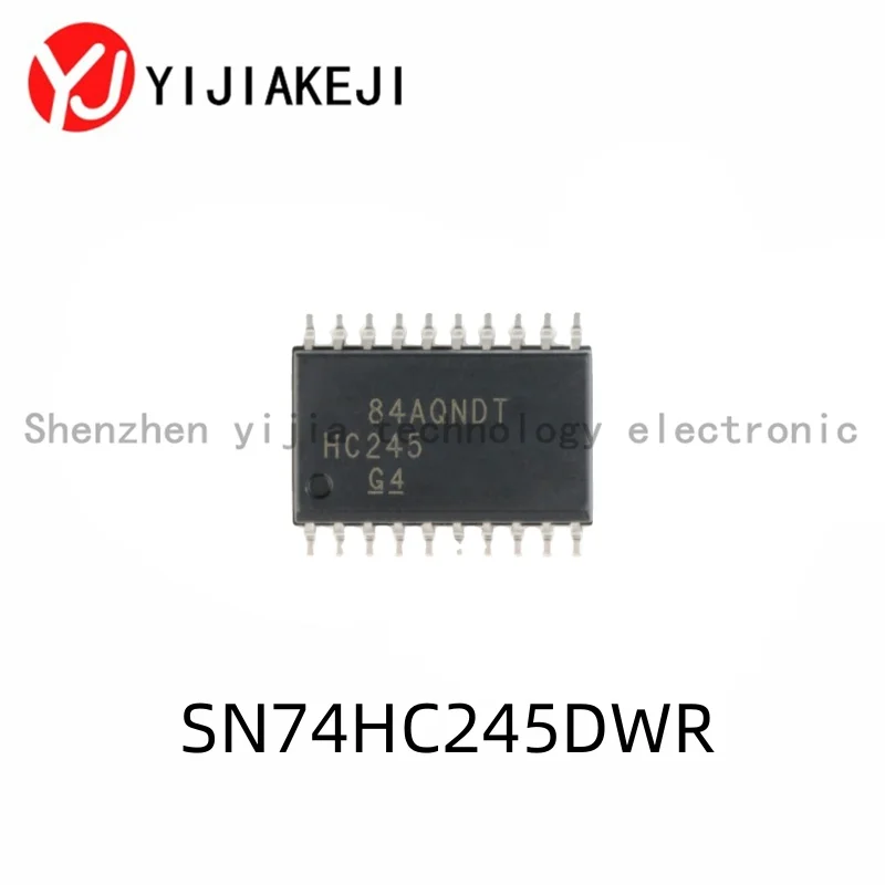 5pcs New original SN74HC245DWR SOP-20 tri state output eight bus transceiver chip