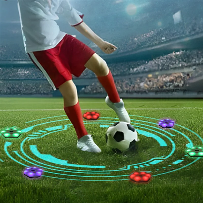 

RTSHE-Agility Training Basketball Fitness Wireless Ball Control Reaction Pace Ability Lamp Football Reaction Training Lamp Arm