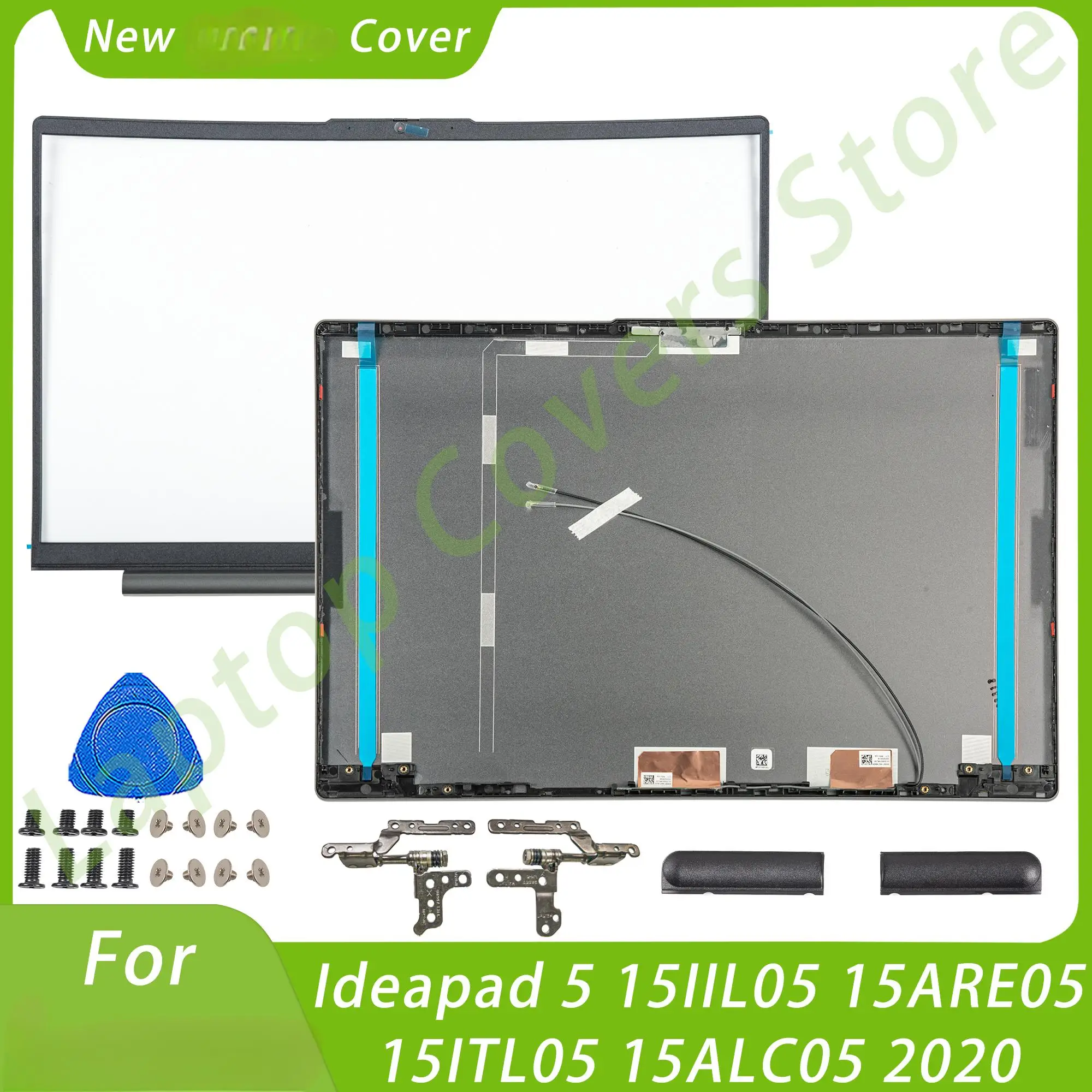 substituir as dobradicas da moldura frontal tampa traseira lcd apto para ideapad 15iil05 15are05 15itl05 15alc05 2023 2023 amk7000110 novo 01