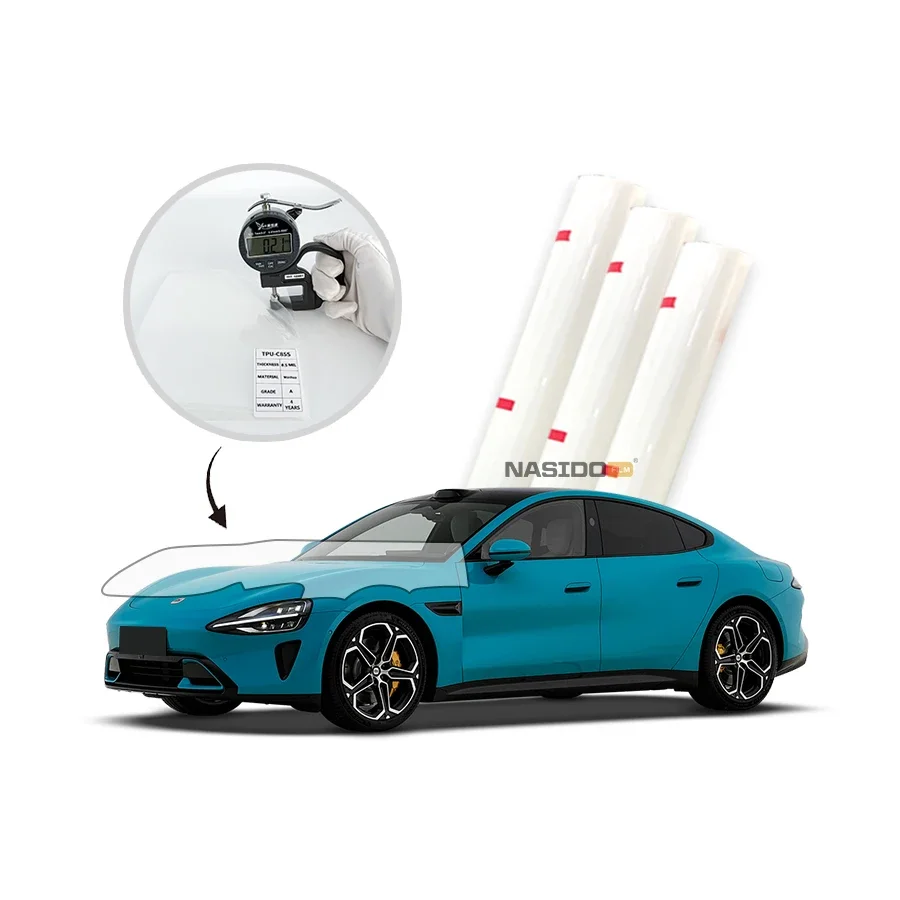 

8.5mil Clear TPU PPF Paint Protection Film for Car Body Self-Healing High Hydrophobic UV Proof and Anti-Scratch Car PPF Film