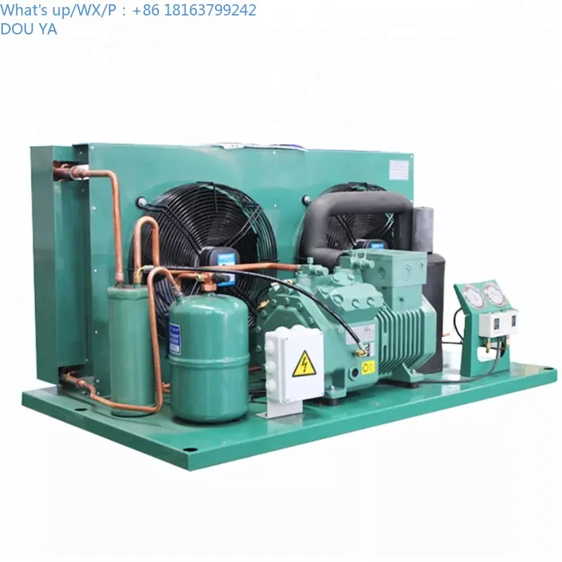 Precio del condensador industrial de la unidad de condensación sin zing del compresor de refrigeración de 6HP