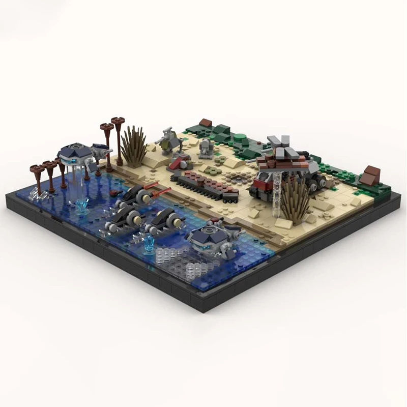1654 pçs moc estrela batalha micro de kashyyyk modelo modular blocos de construção empilhamento tijolos criativo brinquedo do miúdo presente diy educacional