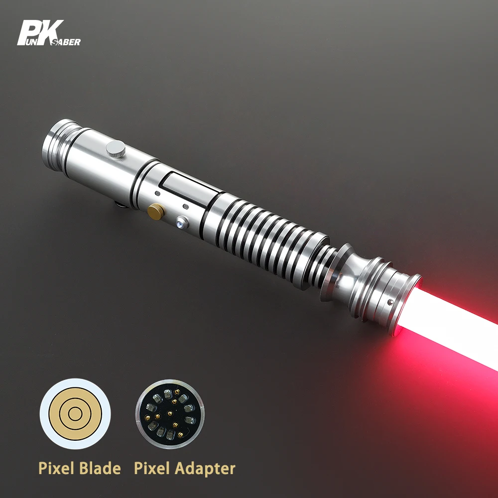 PunkSaber-Sable de luz láser de Neopixel, espada láser Jedi sensible a los duelos pesados, suave, cambio infinito, juguete con sonido