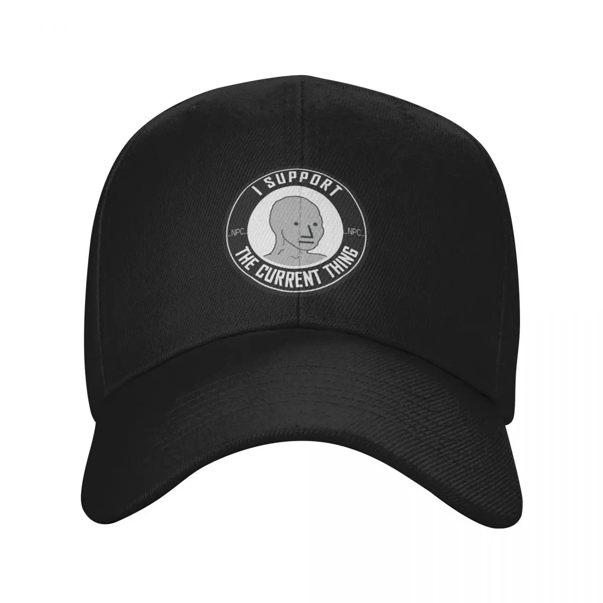 NPC: I SUPPORT THE CURRENT THING Baseball Cap Hat Beach Fashion Beach For Women Men's