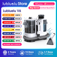 Powerful Carpet Cleaner 15kPa Lubluelu V6  w/ 1.75L Dual Tanks, 5M Cord 1.7M Hose - Deep Clean Sofa Mattress Car Seat Pet Stains