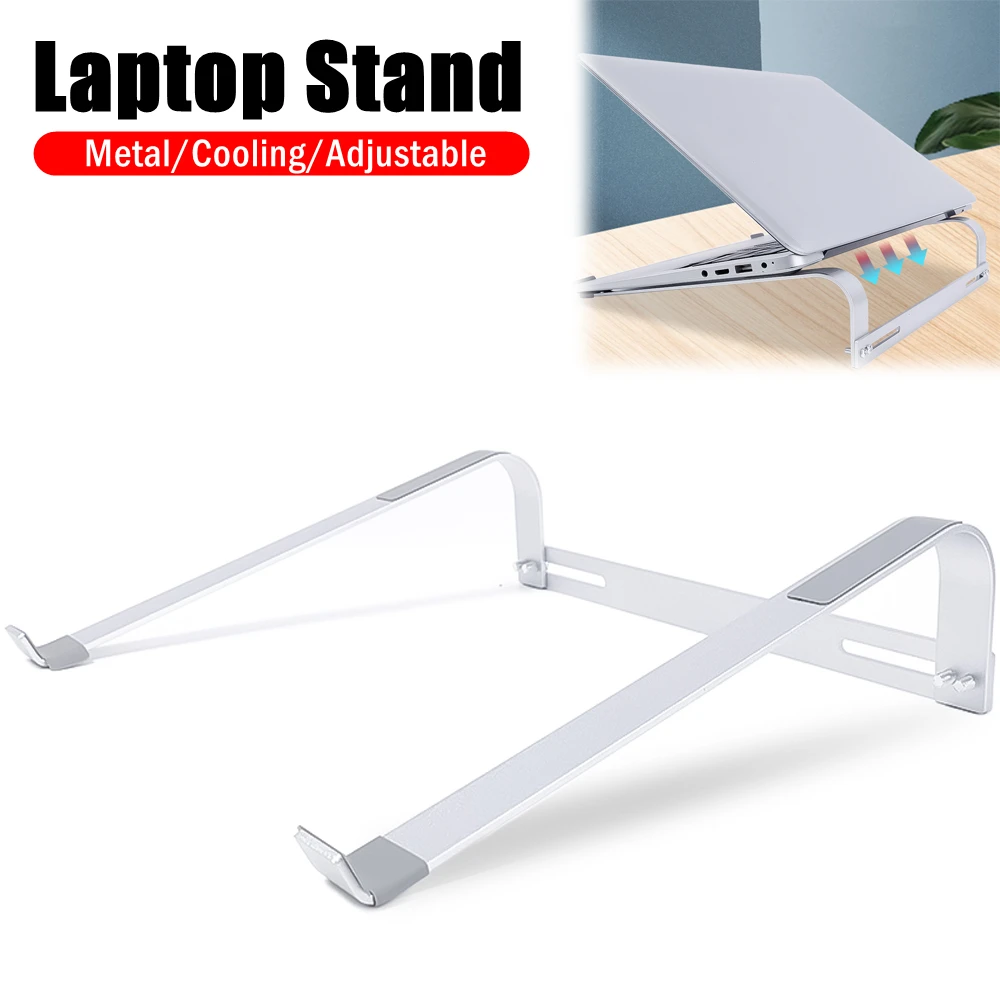 Legierung Metall Laptop Stand Notebook Halter Kühler PC Halterung Riser Nicht-Slip Laptop Unterstützung für Macbook Pro Laptop Zubehör