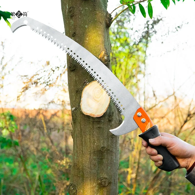 

Hook sawing high branch saw head fruit tree saw blade extension rod high altitude pruning saw gardening curved saw pruning saw