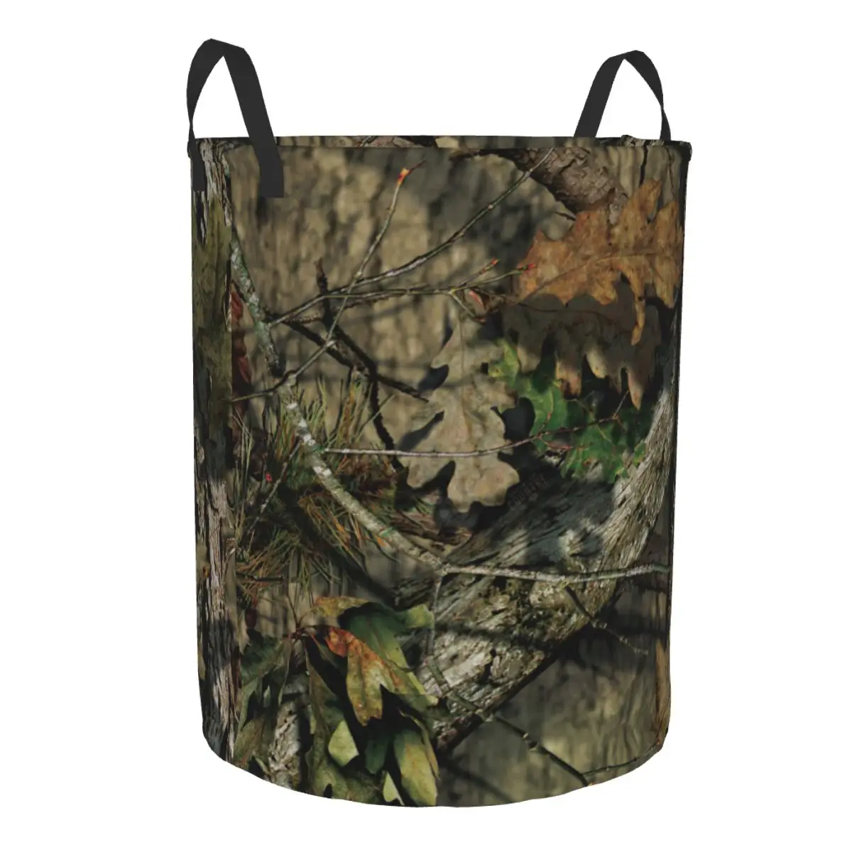 Foldable Laundry Basket for Dirty Clothes Camouflage Tree Leaves Print Storage Hamper Kids and Baby Home Organizer