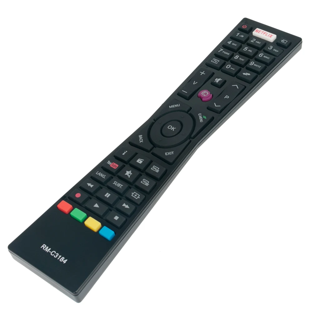 New original Remote Control RM-C3184 for JVC smart TV Fit for LT-55VU72A LT-55VU63k LT-32VH52K LT-39VF52J LT-43VF52J LT-55V93JU