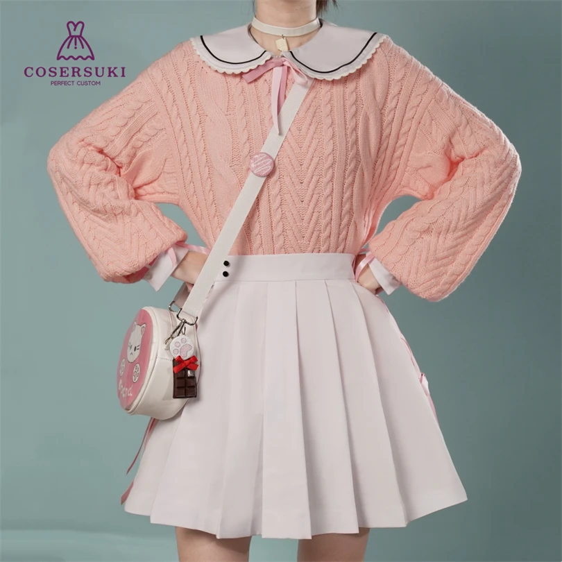 

Project Sekai Valentine's Day Akiyama Mizuki Fondant Chocolate Cosplay Costume Halloween Christmas