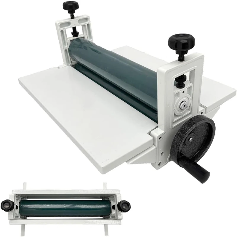 360mm Manual Cold Laminator Machine 14inch Desktop Cold Roll Laminating Machine Photo Vinyl Film Laminating