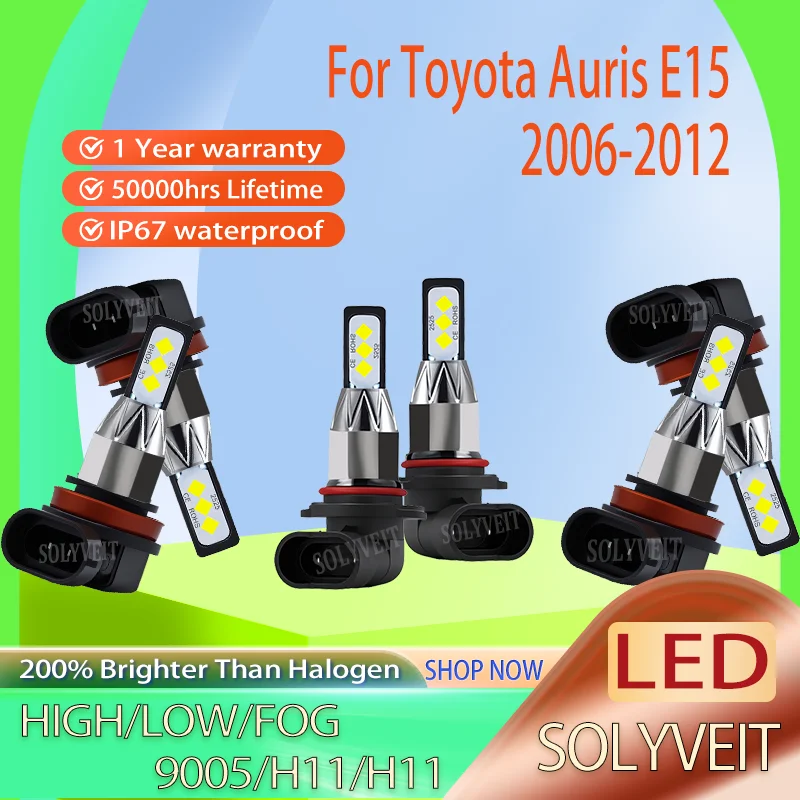 

High Lumen Output Energy Efficient 9005 H11 H11 LED Headlight foglight For Toyota Auris E15 2006 2007 2008 2009 2010 2011 2012
