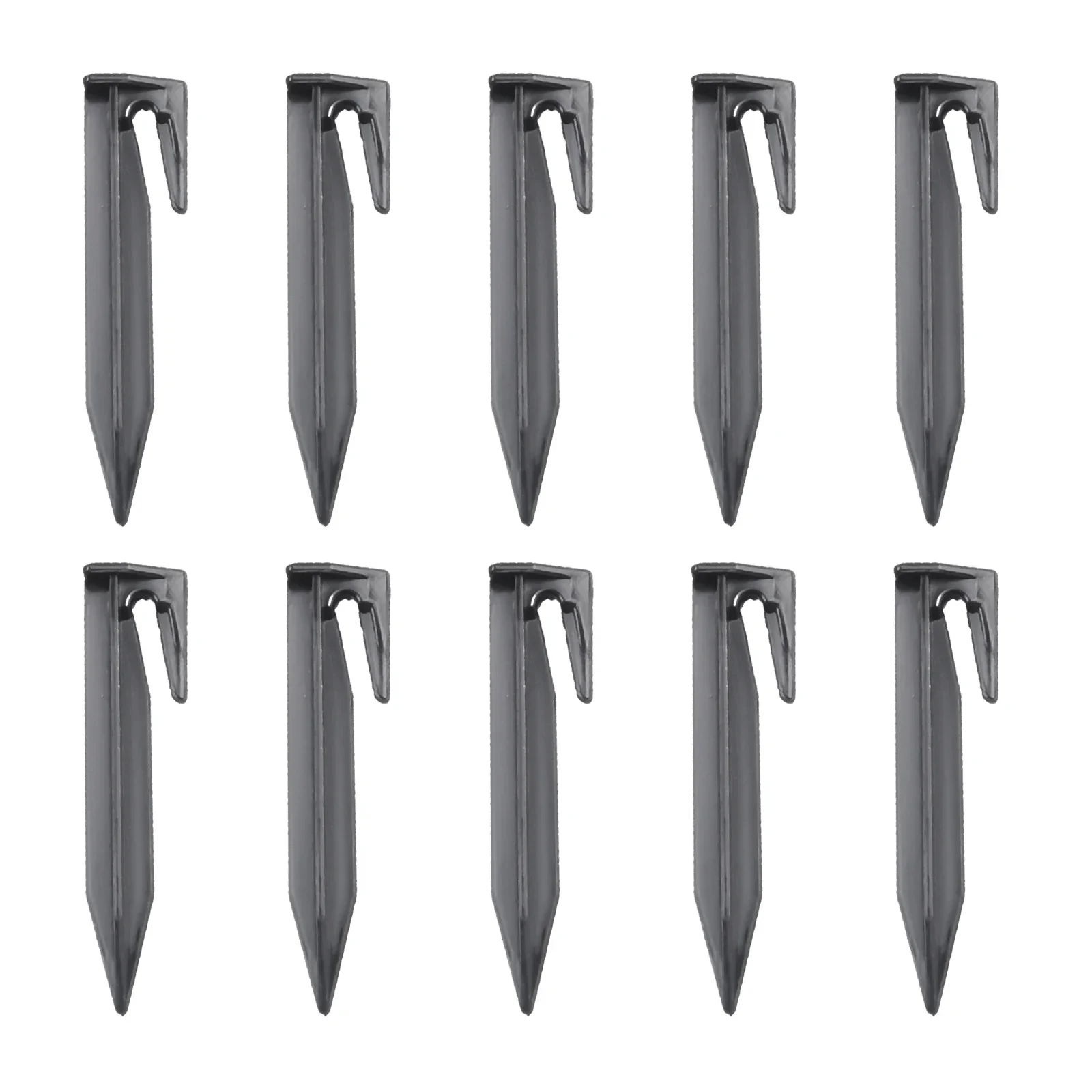 100pcs Lawn Mower Boundary Pegs Plastic For Securely Anchoring Robot Mower Boundary Cable Lawn Nail Outdoor Camping Nail