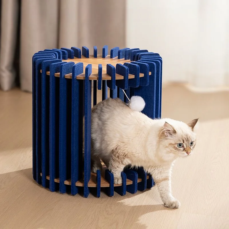 Bird Cage-shaped Felt Cat Nest Luxury Cat Bed Sturdy and Durable Multifunctional Cat Nest High-value Pet Furniture