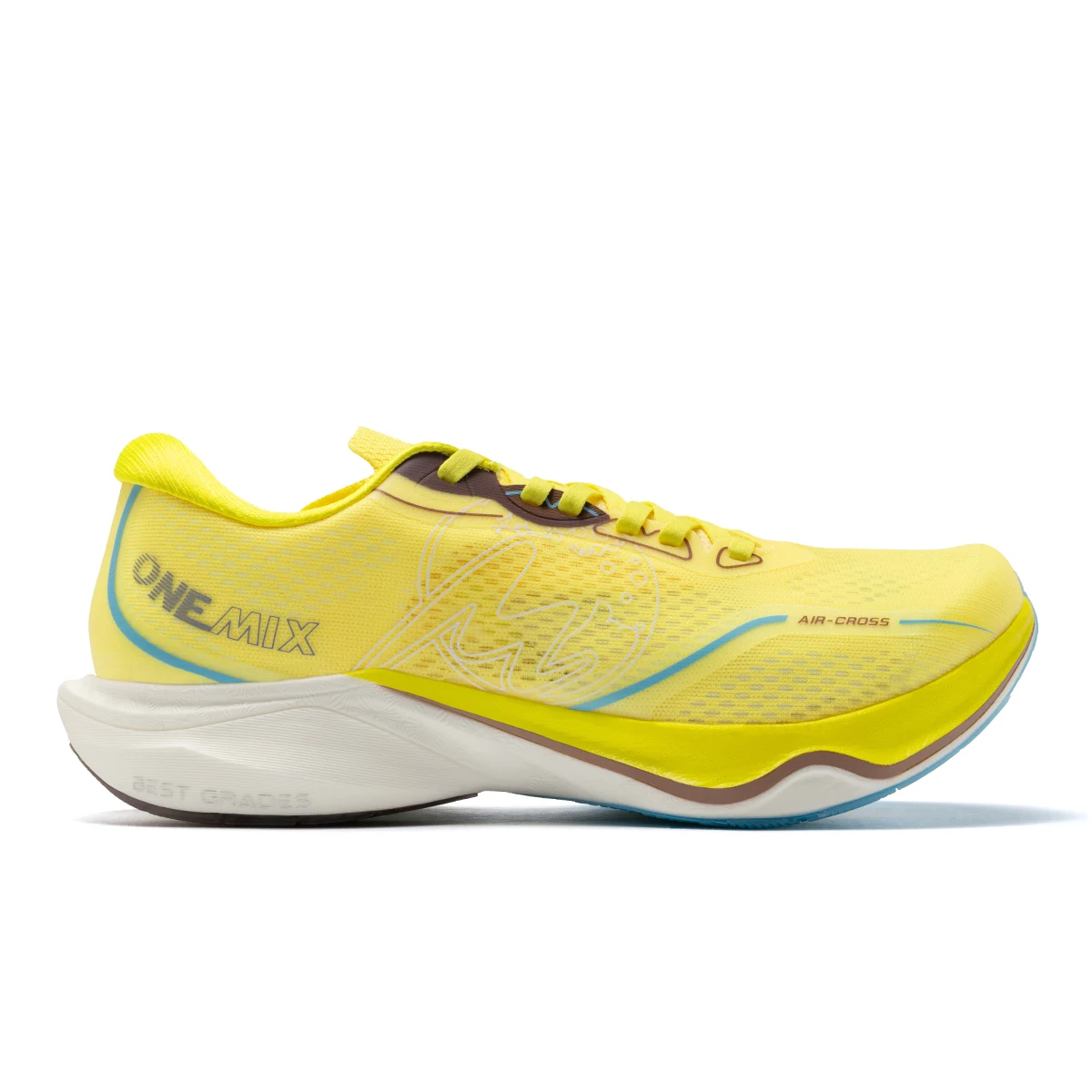 ONEMIX Herren Carbon-Laufschuhe Stoßdämpfend Hochelastisch Atmungsaktive Sportschuhe für Umfassendes Training – Detail 12