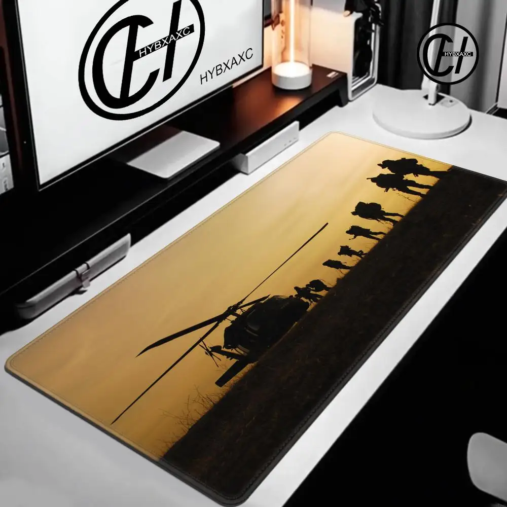 

Cool Military Helicopter Non-slip Mouse Pad Suitable For Office Computers Laptops E-sports Game Desk Mats XXL Keyboard