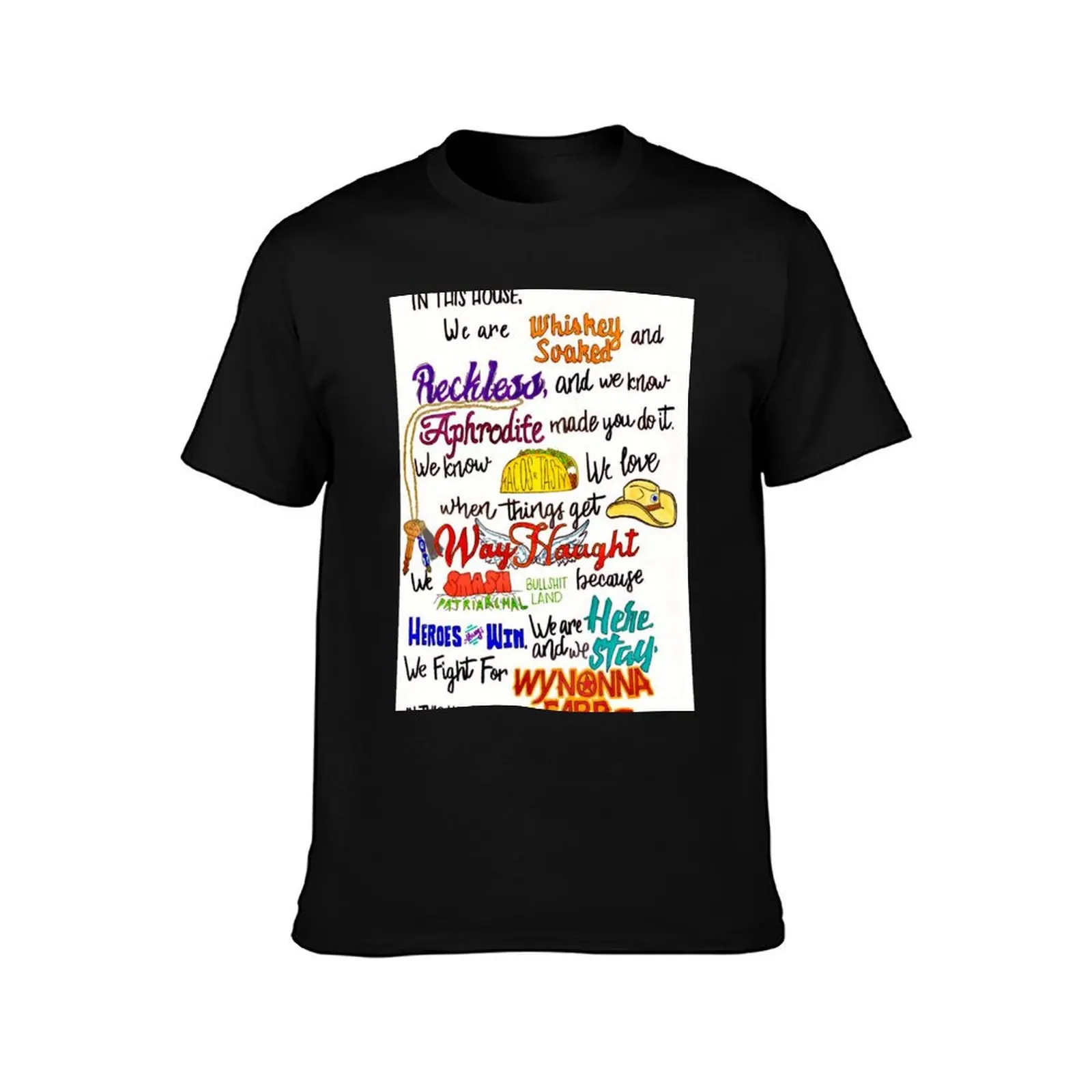 In This House...Wynonna Earp T-Shirt Soft Casual Short Sleeve Cotton Tee